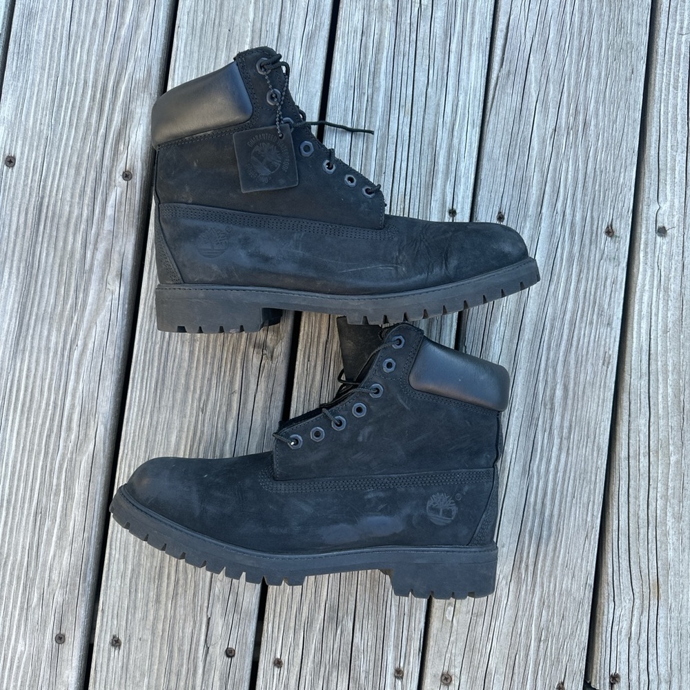 Timberland Men's 6-Inch Premium 'Black’ Waterproof Boot Men’s Size 10.5
